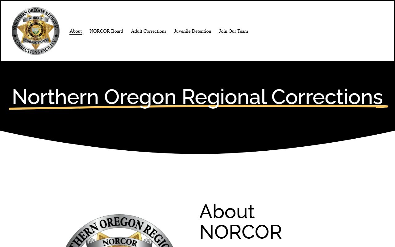 Gilliam County inmate records through NORCOR home page